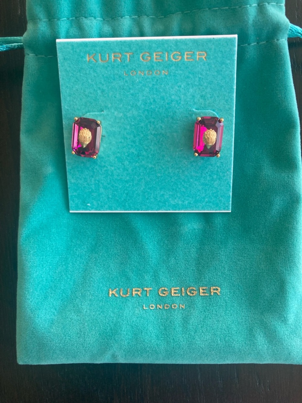 Kurt Geiger stud earrings
